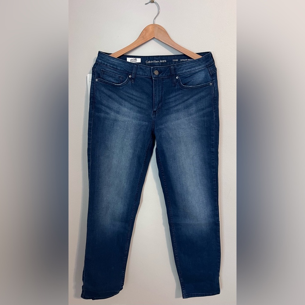 Calvin Klein | Ultimate Skinny Jeans | 12x30 NWT | Mid Rise Stretch Denim